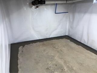 Basement Moisture Control Solution in Lexington, Kentucky