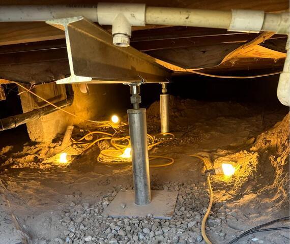 Crawl Space Structural Support in Homedale, ID - After Photo