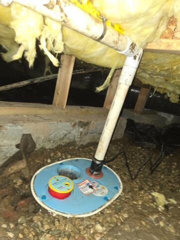 Crawl Space Sump Pump in Meridian, ID - After Photo