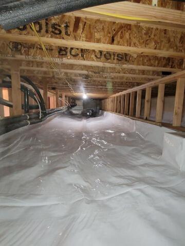 Crawl Space Encapsulation In Stanley, ID - After Photo