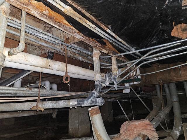 Crawl Space Repair In Plummer, ID - Before Photo