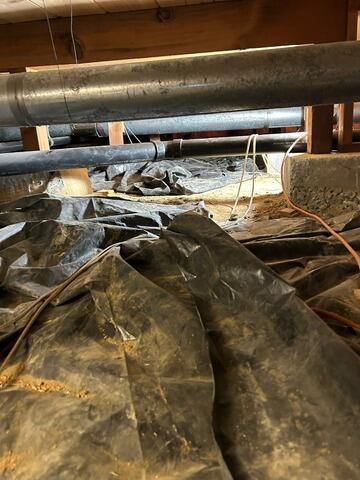 Damp, Scary Crawl Space in Boise, ID - Before Photo