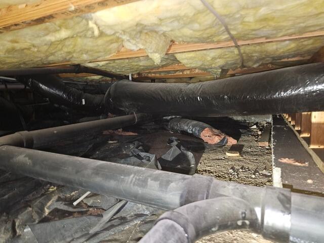 Crawl Space Waterproofing in Star, ID - Before Photo