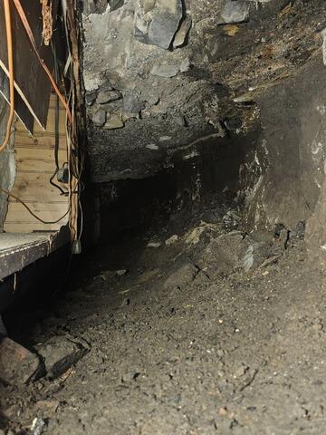 Crawl Space Support In Potlatch, ID - Before Photo