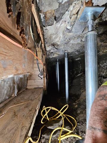 Crawl Space Support In Potlatch, ID - After Photo