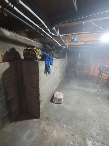 Basement Flooring and Waterproofing in Twin Falls, ID - Before Photo