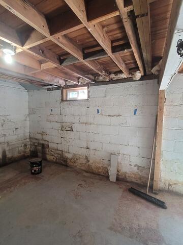 Foundation Repair and Basement Insulation in Carey, ID - Before Photo
