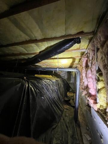 CleanSpace© Fix For A Musty Crawl Space In Star, ID - Before Photo