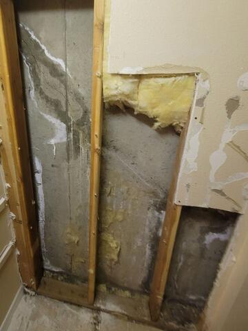 Basement Waterproofing in Post Falls, ID - Before Photo