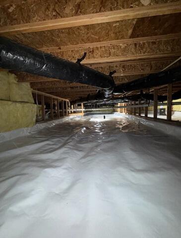 Crawl Space Waterproofing Transformation in Boise, ID - After Photo