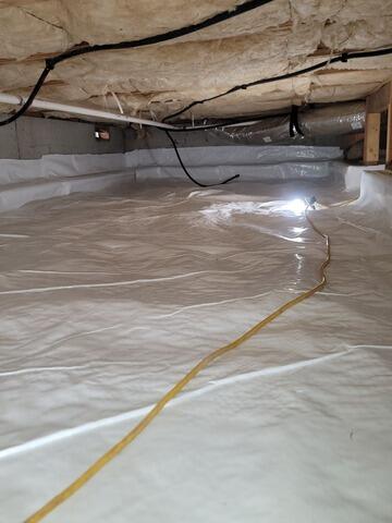 Crawl Space Floods During Rain in Eagle, ID - After Photo