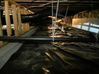 A CleanSpace© Fix For A Moldy Crawl Space In New Meadows, ID