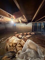 Flooded Crawl Space in Boise, ID