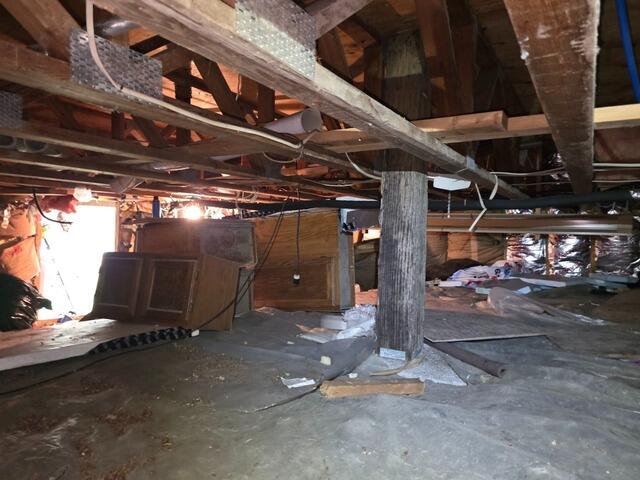 Crawl Space Waterproofing In Girdwood, AK - Before Photo