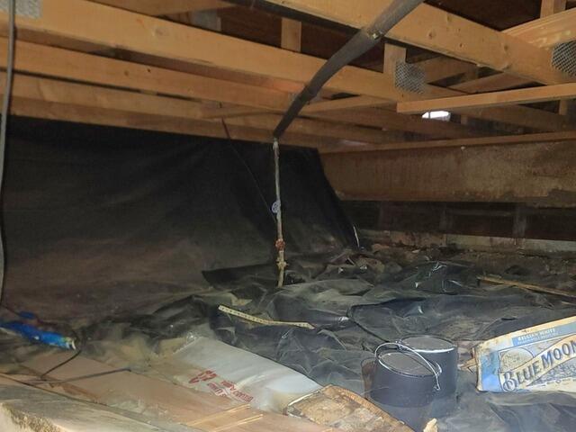 A CleanSpace© Solution To A Nasty Crawl Space In Anchorage, AK - Before Photo