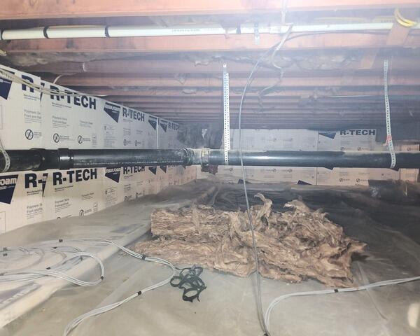 Crawl Space Encapsulation in Anchorage, AK - Before Photo