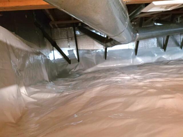 Crawl Space Encapsulation With Insulation In Anchorage, AK - After Photo