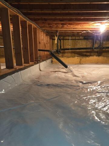 Musty Crawl Space in Anchorage, AK