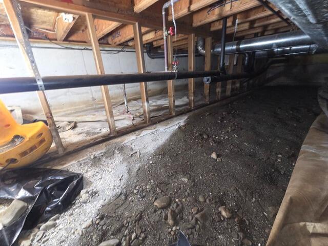 Expert Crawl Space Waterproofing in Anchorage, AK - Before Photo
