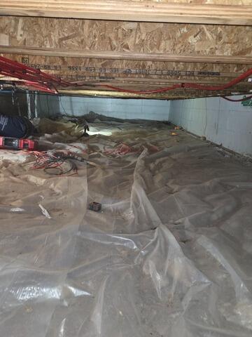 Crawl Space Repair in Wasilla, AK - Before Photo