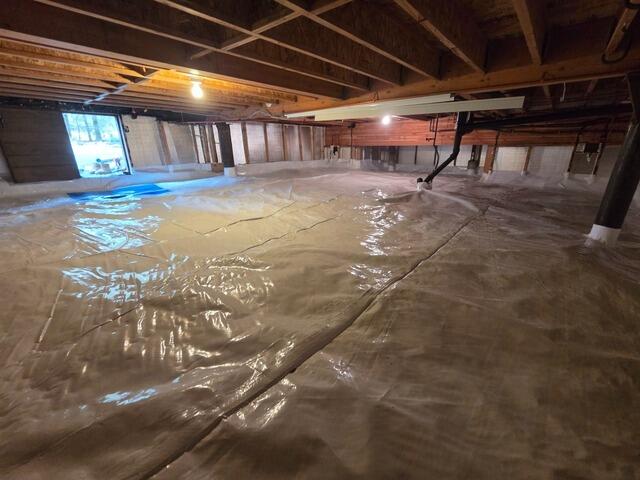 Crawl Space Waterproofing in Girdwood, AK - After Photo