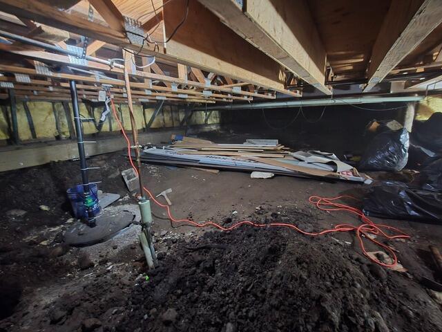 CleanSpace© Fix For A Musty Crawl Space In Anchorage, AK - Before Photo