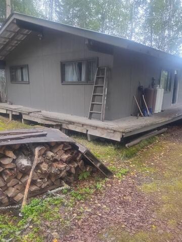 Helical Piers in Willow, AK - Before Photo