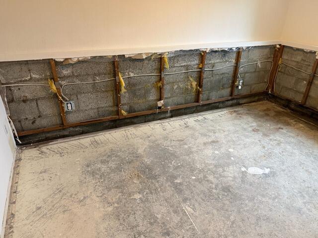 Expert Basement Drainage in Anchorage, AK - Before Photo