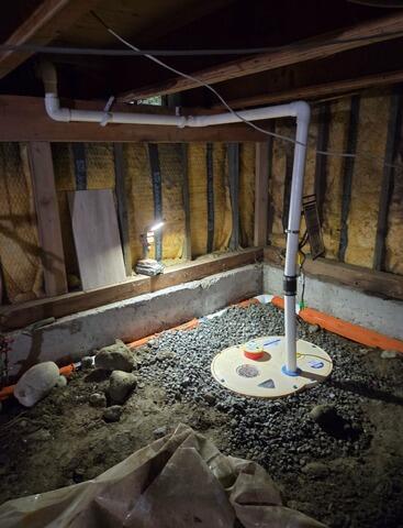 Flooding Crawl Space in Anchorage, AK - After Photo