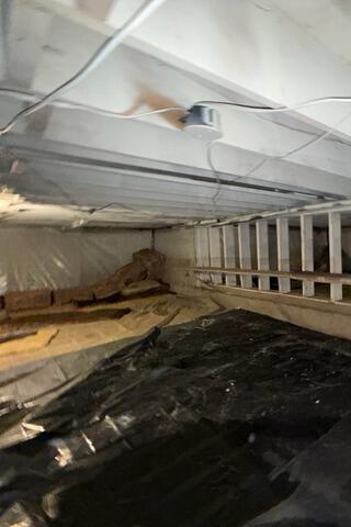 CleanSpace© Encapsulation For A Wet Crawl Space In Anchorage, AK - Before Photo