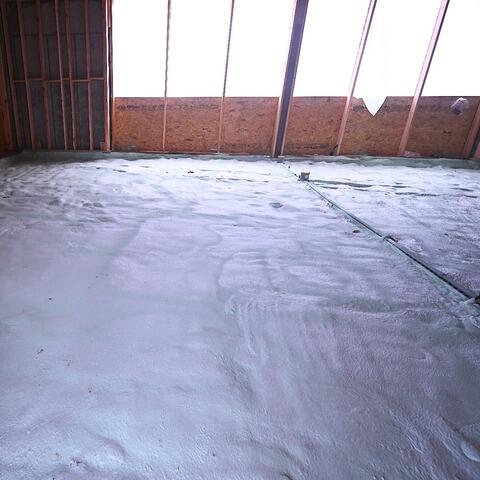 Insulating a Floor With Spray Foam Before Pouring a Concrete Slab -  Woodstock, NY