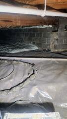 Spraying Three Inches Of Closed Cell Spray Foam To Help With Radon Mitigation - Salisbury Mills, NY