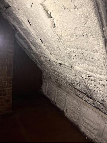 Spray Foamed Side Attics in Vestal, NY