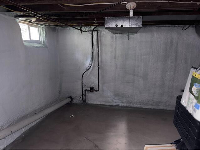 Spray Foam on Foundation Walls in Binghamton, NY - After Photo