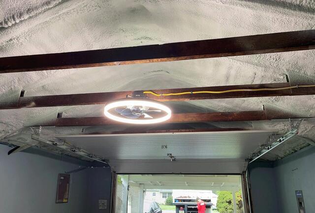 Garage Insulation in Kirkwood, NY - After Photo