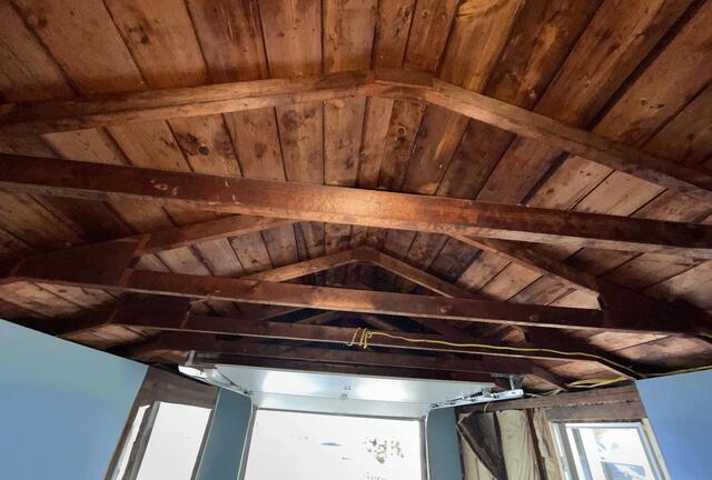 Garage Insulation in Kirkwood, NY - Before Photo