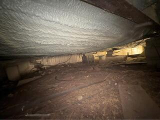 Mobile home insulation in