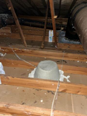 Air Sealing and Insulation in Charleston - Before Photo