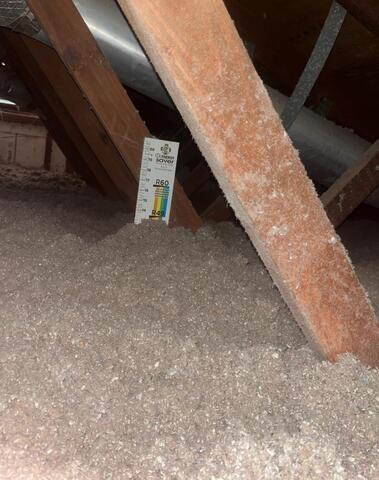 Vacuum out old Insulation and Replace