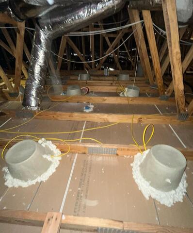 Blown-In Insulation in Murrells Inlet, SC - Before Photo