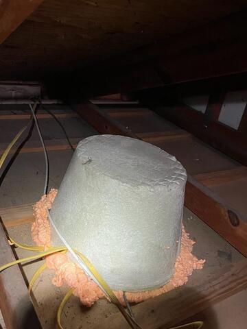 Blown-In Insulation in Conway, SC - Before Photo