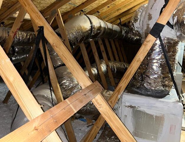 Duct Encapsulation in Little River, SC - Before Photo