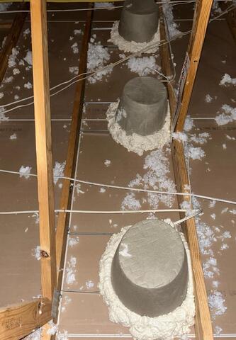 Blown-In Insulation in Murrells Inlet, SC - Before Photo