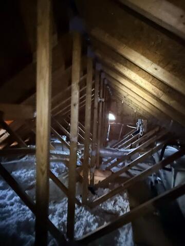 Spray Foam Attic Insulation in Daniels Island, SC - Before Photo
