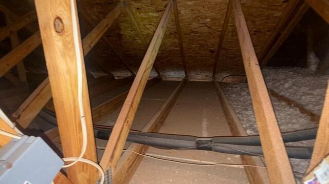 Blown In Insulation in North Myrtle Beach, SC - Before Photo