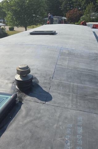 Flat Roof Replacement in Plymouth, MA - After Photo