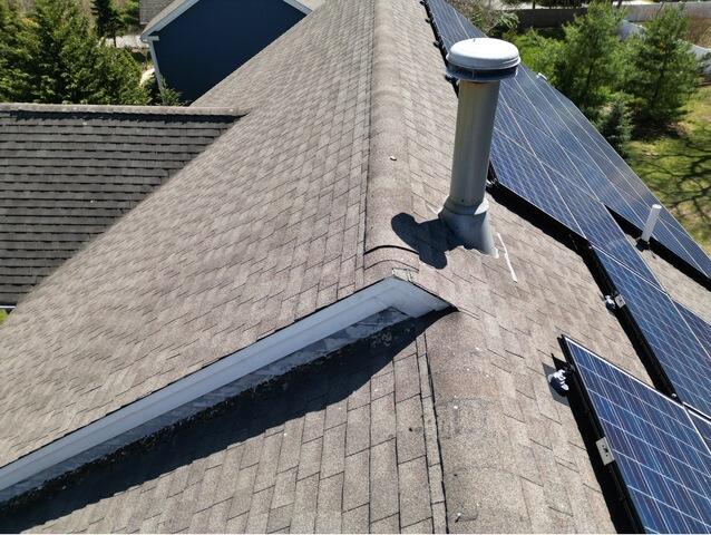Roof Replacement in Marshfield, MA - Before Photo