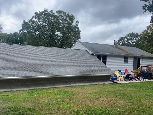 Roof Replacement in Pascoag, RI - Before Photo