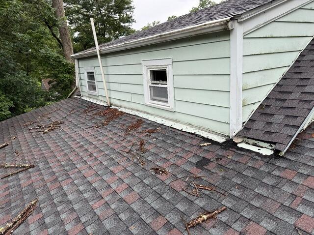 Partial Roof Replacement in Lisbon, CT - Before Photo