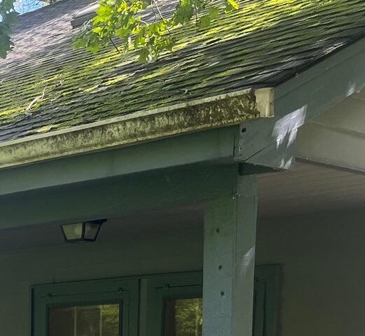 Gutter Replacement in Rosendale, NY - Before Photo